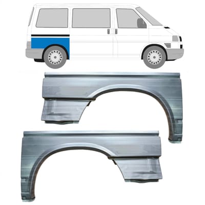 Reparatiepaneel achterspatbord voor Volkswagen Transporter T4 1990-2003