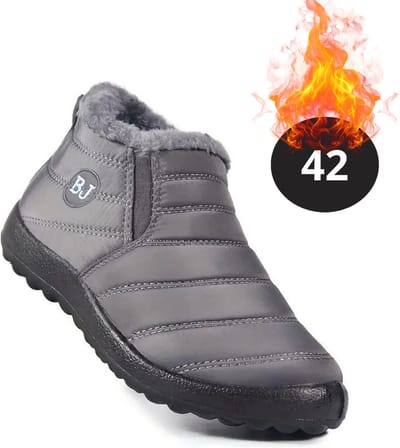 Nivard Snowboots - Sneeuwschoenen - Sneeuwboots - Dames - Wintersport - Ski - Skischoenen - Grijs - 42 - Warm