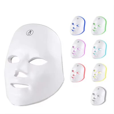 Masker - 7 Kleuren Lichttherapie - Infraroodlamp - Infraroodtherapie - Acnebehandeling & Huidverjonging