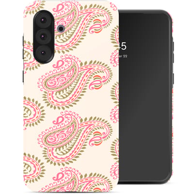Selencia Hoesje - Geschikt voor Samsung Galaxy A36 / A56 (5G) - Backcover - Paisley Blush