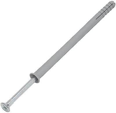 Set van 25 bevestigingspluggen met spijker en 25 schroeven voor beton - Ø 10 x 160 mm, Ø 6,9 x 170 mm