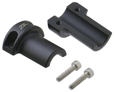 Zeta Tough Lock Adapter 13-22.2mm Stuur Dwarsbalk Zwart