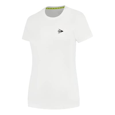 Dunlop Club Crew T-shirt Dames-Wit