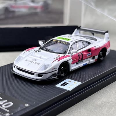 Spookspeler 1:64 F40 Lbwk Sw Legering Auto Diecasts & Speelgoedvoertuigen Automodel Miniatuur Schaalmodel Auto Speelgoed Voor Kinderen