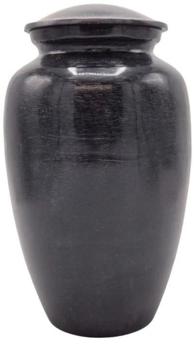 Urnenspecialist® - Urn - Pot - Asbuis - 2500ML - Zwart - Black - Standaard Urn - As - Asverwerking