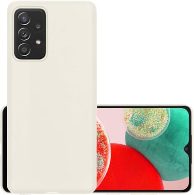 Hoesje - Geschikt voor Samsung Galaxy A23 - Sterk & Shockproof - Hoes Cover - Siliconen Case - Wit