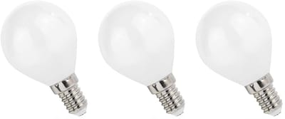 Spectrum LED Lamp E14 1W 230V - 100 Lumen - 4000K Neutraal wit - Natuurlijk licht - Energiezuinig - 3 stuks