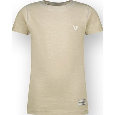 Vingino Boys Helange T-shirt Keswick Green Size: 10 | T-shirts Outlet | Unisex | Beige