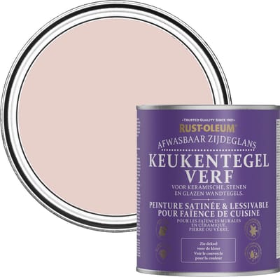 Rust-Oleum Roze Keukentegelverf Zijdeglans - Roze Champagne 750ml