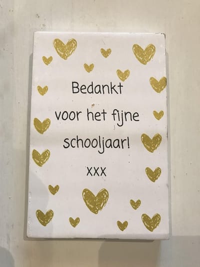 Bedankt lieve Juf- bedankt voor het fijne schooljaar Juf- einde schooljaar - juf- bedankje