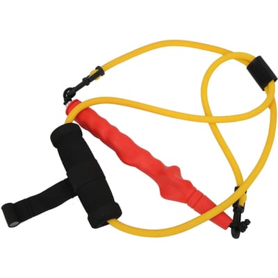 Aides à l'entraînement de golf Bande de tension de swing Ceinture de correction de position Entraîneur de pratique Sangle de jambe Yellow black