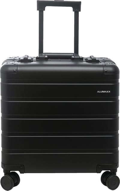 Alumaxx koffer - GRAVITY - aluminium - 4 draaibare wielen - zwart - JU-45193