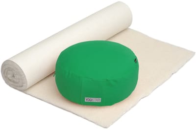 Yoga-Set Comfort Edition - Meditation natur 75 x 180 cm