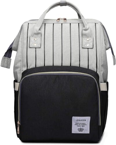 Moeder Baby Tas - Verpleegtas Luiertas - Baby Verzorging - Grote Capaciteit - 43x26x18 cm - Zwart