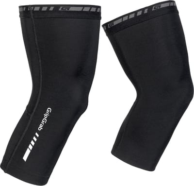 GripGrab - Classic Thermal Knee Warmers Lente Herfst Fiets Kniestukken Wielrennen Kniewarmers - Zwart - Unisex - Maat S