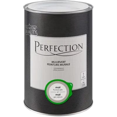 Perfection Ultradekkend Muurverf - Mat - Fluweel Grijs - 1l