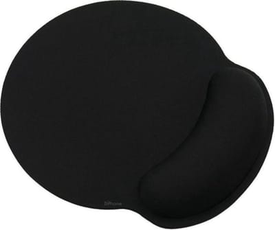 DrPhone ER2 - Ergonomische Muismat met polssteun – Premium Muis Mat met Anti-Slip Oppervlak - Dikkere Gelkussen - Zwart