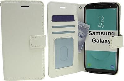 Bookcase Geschikt voor: Samsung Galaxy J6 Plus 2018 - - portemonnee hoesje