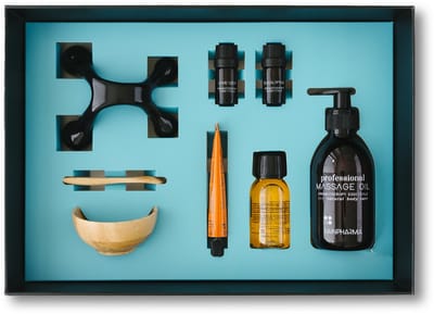 RainPharma Massage o'clock - 8-delige set - Massageolie - Essentiële olie - Massageset - Geschenkset - Cadeauset - Starterskit