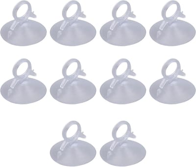 Voorruit Zuignap - Glaszuiger Paneellifter - Materiaal Verplaatsen - Met Trekring - 10 stuks - Transparant