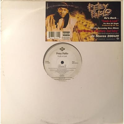 12-inch Plaat PETEY PABLO - Freek -A- Leek 82876587451 Jive 2004 VS Rap & Hip-Hop/R&B Gebruikt beige