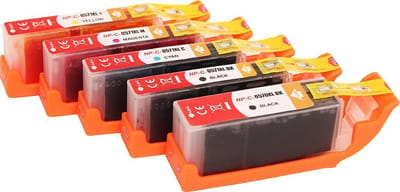 Set 5x ABC huismerk inkt cartridge geschikt voor Canon 570XL 571XL PGI-570XL CLI-571XL Pixma MG-5750 MG-6850 MG-6851 MG-6852 MG-6853 MG-7750 MG-7751 MG-7752 MG-7753 TS-5050 TS-5051 TS-5052 TS-5053 TS-5055 TS6050