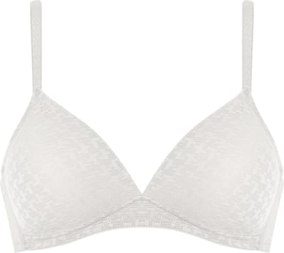 Naturana - Soft bh met pied de poule patroon - 5665 - Ecru - 85D