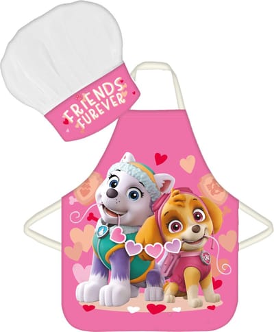 Paw Patrol - Schort & Koksmuts- Roze - Skye - Hoed