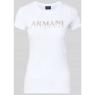 Armani Exchange Xw002547_af23955 T-shirt Met Korte Mouwen Wit XL Vrouw