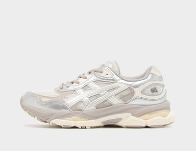 Asics GEL-NYC Sneakers Dames - Zilver - Maat 37.5 - Mesh/Synthetisch