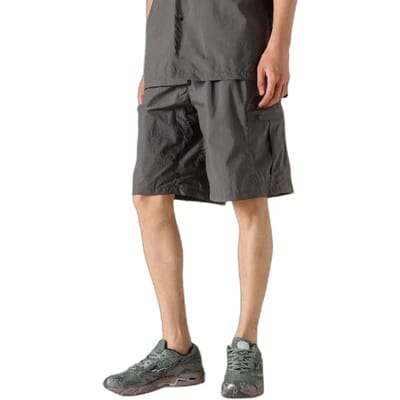 Mizuno Unisex Sl Wr Cargo Shorts Ash Black Size: M | Shorts Outlet | Unisex | Grijs