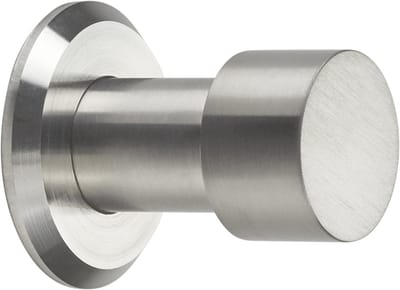 SOTECH kapstokhaak Tuula RVS geborsteld lengte: 33 mm incl. plaatje en bevestigingsset