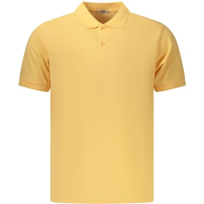 Coveri Beweeglijke Oranje Katoenen Heren Polo Shirt