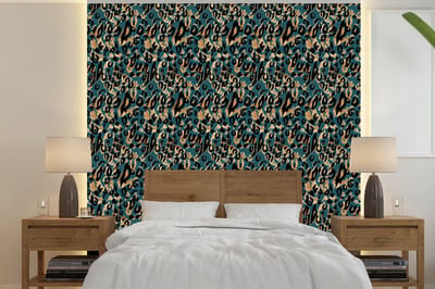 Behang - Fotobehang Panter - Luxe - Patronen - Breedte 240 cm x hoogte 240 cm