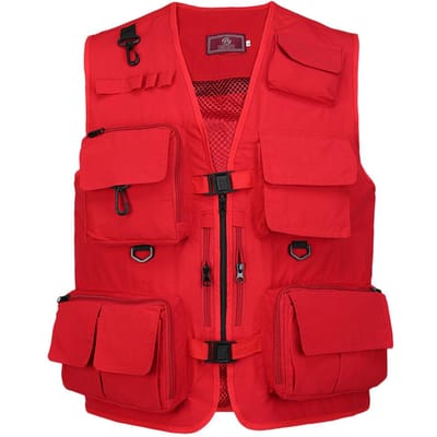 Vissen Fotografie Vest Zomer Multi Pockets Mesh Jassen Snel Droog Vest XL