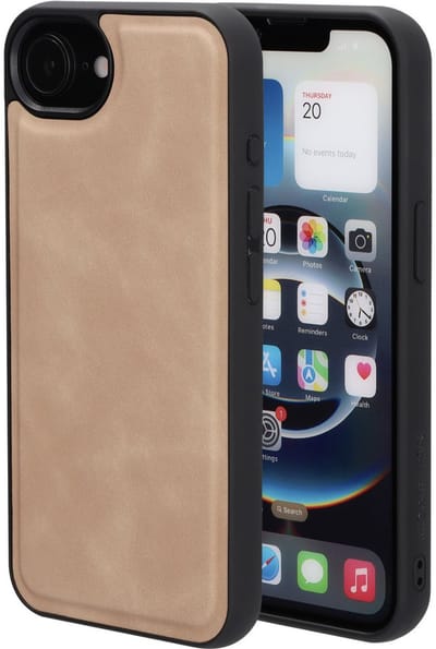 Mobiparts Classic Backcover geschikt voor Apple iPhone 17e/16e Moonstone - Beige - MagSafe