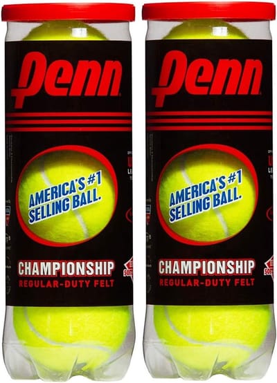 Tennisballen - Sportballen - Wedstrijd Spelen - Officiële USTA bal - 6 stuks - Geel