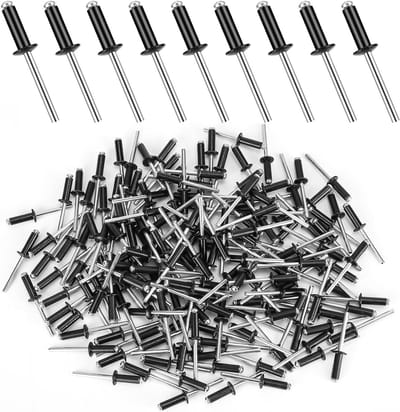 200 Stuks Aluminium Blind Rivets 4.8x16mm, Flens Pop Rivets voor Bouw, Schepen en Meubels