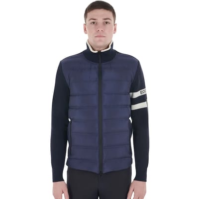 Hybrid gewatteerde jas met rits Equestro