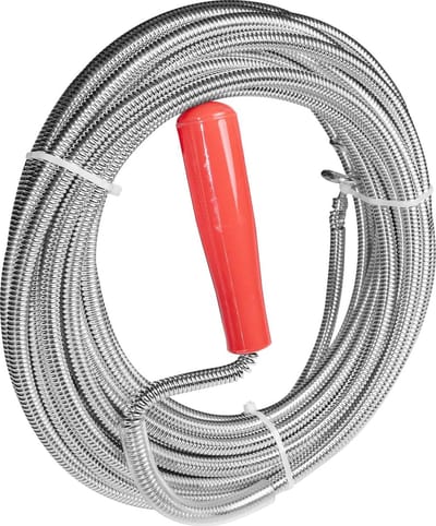 Buisreinigingsas met zwengel - 10 meter