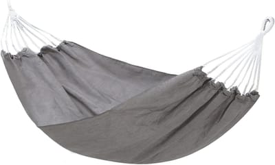 Hangmat Reizen Outdoor - Schommelstoel Picknick - Ontspannen in de natuur - Lichtgewicht en draagbaar - 190x150cm - Grijs