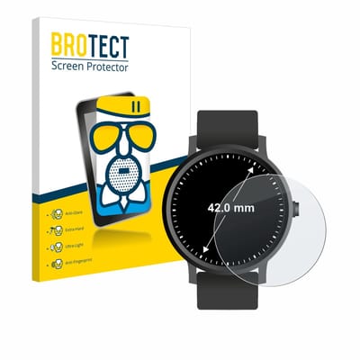 BROTECT - Screenprotector voor Horloges (Rond, ø: 42 mm) - Folie Beschermfolie Beschermglas matte