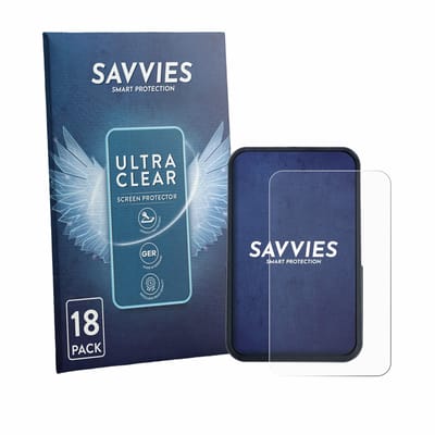Savvies - Screenprotector voor Okiyakusama Bike Computer - Folie Beschermfolie transparant 18 Stuks