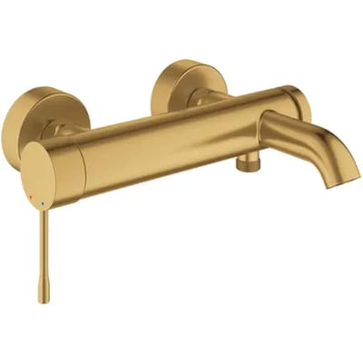 GROHE Essence New Badkraan - Mengkraan - 15 cm hartafstand - Cool sunrise geborsteld (mat goud)