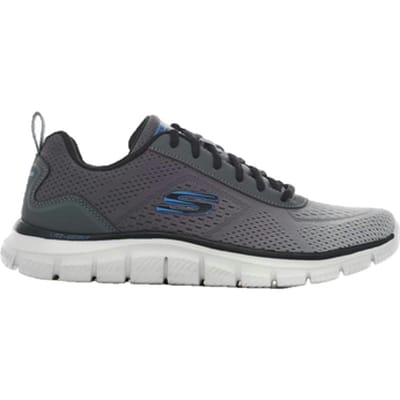 Skechers Track - Ripkent 232399-CCGY, Mannen, Grijs, Trainingschoenen, maat: 40