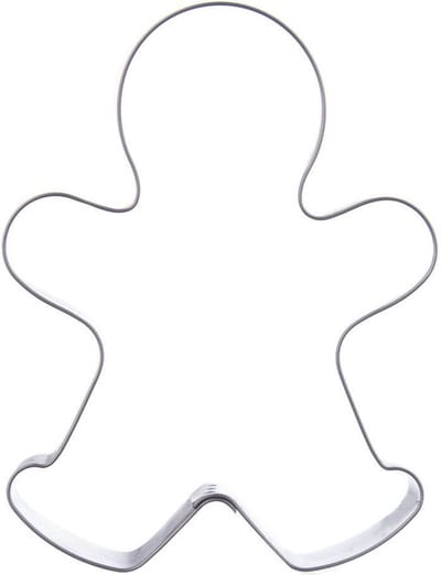 Koekjessnijder Edelstaal Menselijk 10 cm - Vormen - Uitsteekvorm - Cookie - Cutter - Uitsteekvormpjes - Koekjes - Bakken