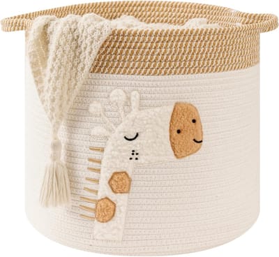 Luiertas-luiermand-luier organizer-opbergmand, Verschoontafel - Geschikt voor Baby Opbergmand, Kinderen, Speelgoedmand, Plank Cadeau, Badkamer, Verschoontafel, Opbergdoos - Khaki - 30x30cm