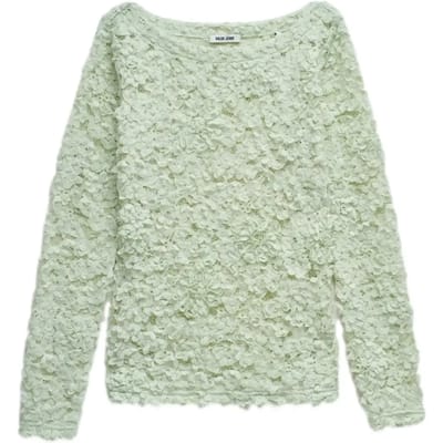 Vrouwelijke gemêleerde bloemen T-shirt Salsa Jeans