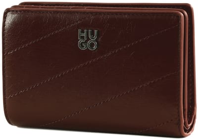 HUGO portemonnee Chris 2.0 Wallet Medium Red donkerrood