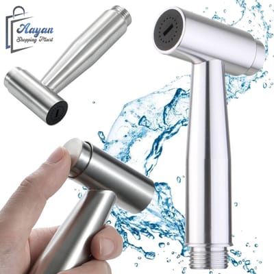 Metaal Druk-Bidet Handdouche–Handmatige Bidetsproeier met Knop–doucheset–handdouche toilet–kunststof –aluminium– 77130